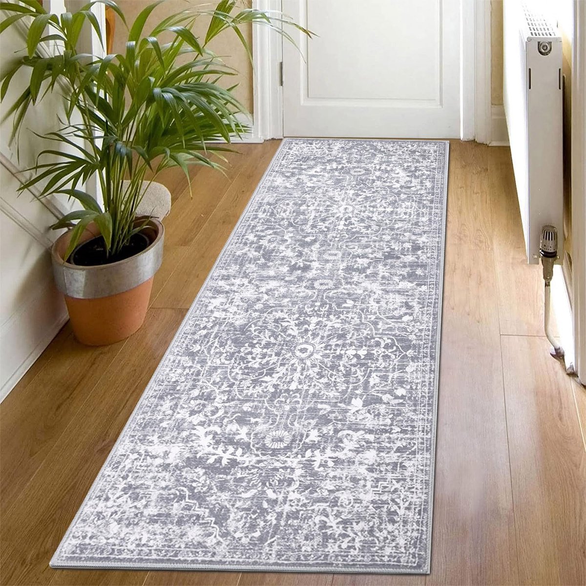 LaMoussawi ® Stijlvolle Boho Tapijtloper voor Diverse Ruimtes – Antislip en Wasbaar, 50 x 150 cm